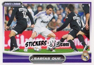 Sticker Saviola (sabais que...?) - Real Madrid 2007-2008 n. 140 - Panini