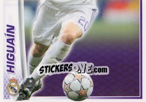 Sticker Higuain - Real Madrid 2007-2008 n. 144 - Panini