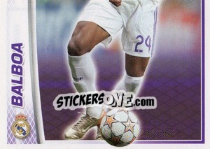 Sticker Balboa - Real Madrid 2007-2008 - Panini