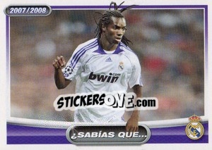 Cromo Balboa (sabais que...?) - Real Madrid 2007-2008 - Panini