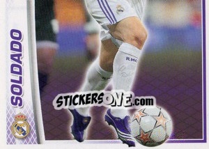 Sticker Soldado - Real Madrid 2007-2008 n. 156 - Panini