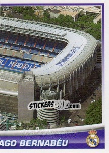 Sticker Estadio Santiago Bernabeu - Real Madrid 2007-2008 n. 162 - Panini