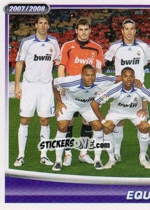 Sticker Equipo (1/2) - Real Madrid 2007-2008 n. 163 - Panini