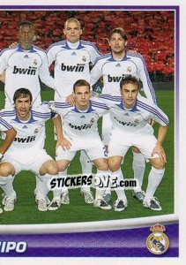 Figurina Equipo (2/2) - Real Madrid 2007-2008 - Panini