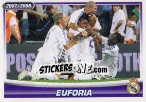Sticker Euforia - Real Madrid 2007-2008 n. 165 - Panini