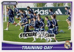 Sticker Training Day - Real Madrid 2007-2008 - Panini