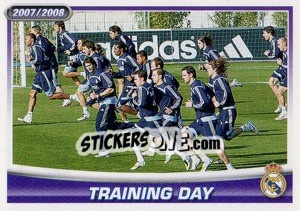 Sticker Training Day - Real Madrid 2007-2008 n. 166 - Panini