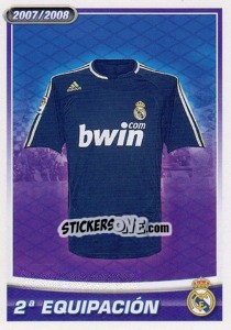 Sticker 2 Equipacion - Real Madrid 2007-2008 n. 168 - Panini