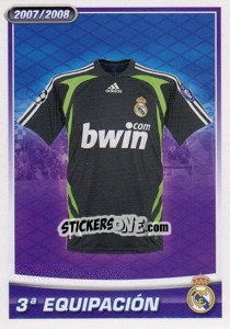 Sticker 3 Equipacion - Real Madrid 2007-2008 n. 169 - Panini