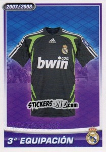 Cromo 3 Equipacion - Real Madrid 2007-2008 - Panini