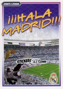 Sticker Hala Madrid!!! - Real Madrid 2007-2008 n. 170 - Panini