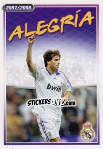 Sticker Alegria - Real Madrid 2007-2008 n. 178 - Panini