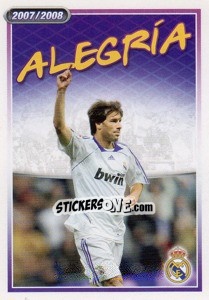 Sticker Alegria - Real Madrid 2007-2008 - Panini