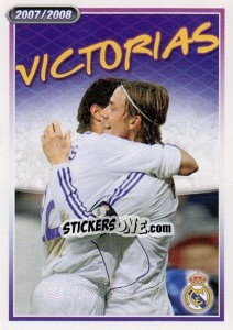Sticker Victorias - Real Madrid 2007-2008 n. 179 - Panini