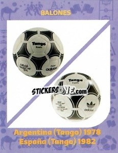 Cromo Argentina 1978 & Spain 1982 (Tango)