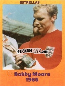 Sticker Bobby Moore - 1966 - World Cup Qatar 1930-2022 n. 102 - Iconos