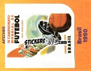 Sticker Brazil 1950 - World Cup Qatar 1930-2022 n. 45 - Iconos