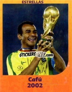 Sticker Cafu - 2002 - World Cup Qatar 1930-2022 n. 110 - Iconos