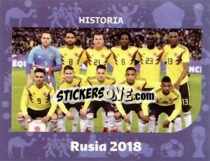 Sticker Columbia - Russia 2018 - World Cup Qatar 1930-2022 n. 139 - Iconos