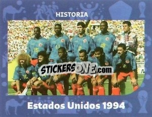 Sticker Columbia - SUA 1994 - World Cup Qatar 1930-2022 n. 136 - Iconos