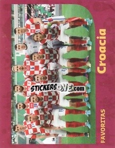 Sticker Croatia/Hrvatska - World Cup Qatar 1930-2022 n. 5 - Iconos