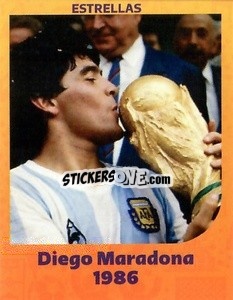 Cromo Diego Armando Maradona - 1986