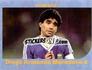 Sticker Diego Armando Maradona (4) - World Cup Qatar 1930-2022 n. 118 - Iconos