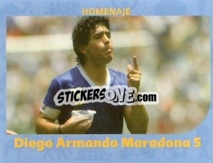Sticker Diego Armando Maradona (5) - World Cup Qatar 1930-2022 - Iconos