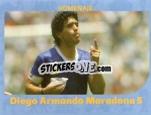 Sticker Diego Armando Maradona (5) - World Cup Qatar 1930-2022 n. 119 - Iconos