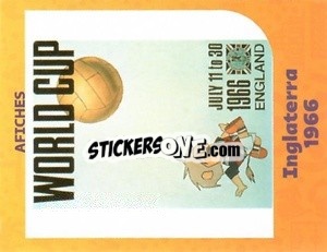 Sticker England 1966 - World Cup Qatar 1930-2022 - Iconos