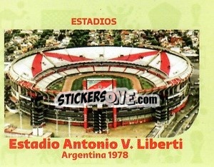 Cromo Estadio Antonio V. Liberti-1978