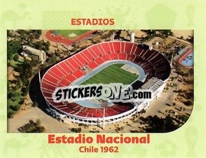Sticker Estadio Nacional-1962 - World Cup Qatar 1930-2022 n. 72 - Iconos