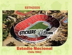 Cromo Estadio Nacional-1962 - World Cup Qatar 1930-2022 - Iconos