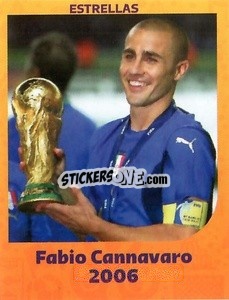 Sticker Fabio Cannavaro - 2006 - World Cup Qatar 1930-2022 n. 111 - Iconos