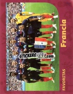 Sticker France - World Cup Qatar 1930-2022 - Iconos