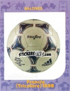 Sticker France 1998 (Tricolore) - World Cup Qatar 1930-2022 - Iconos