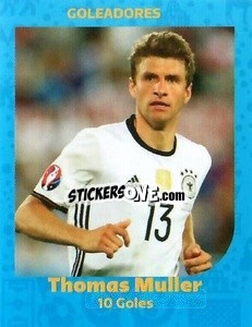 Sticker Gerhard Muller - 14 goals