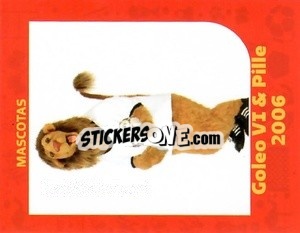 Sticker Goleo VI & Pille-2006 - World Cup Qatar 1930-2022 n. 21 - Iconos