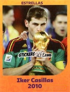Sticker Iker Casillas - 2010 - World Cup Qatar 1930-2022 - Iconos