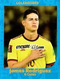 Sticker James Rodrigues - 6 goals