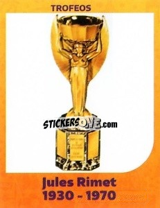 Sticker Jules Rimet-1930-1970 - World Cup Qatar 1930-2022 n. 64 - Iconos