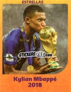 Sticker Kylian Mbappe - 2018 - World Cup Qatar 1930-2022 n. 114 - Iconos