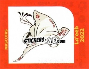 Sticker La'eeb-2022 - World Cup Qatar 1930-2022 n. 25 - Iconos