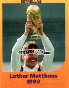 Sticker Lothar Matthaus - 1990 - World Cup Qatar 1930-2022 - Iconos