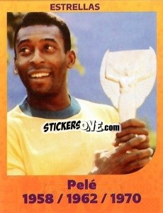 Sticker Pele - 1970 - World Cup Qatar 1930-2022 n. 103 - Iconos