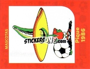 Sticker Pique-1986 - World Cup Qatar 1930-2022 - Iconos
