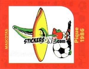 Sticker Pique-1986 - World Cup Qatar 1930-2022 n. 16 - Iconos