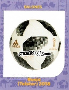 Sticker Russia 2018 (Telstar) - World Cup Qatar 1930-2022 - Iconos