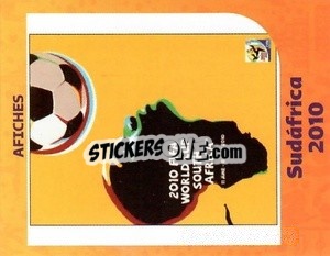 Sticker South Africa 2010 - World Cup Qatar 1930-2022 n. 60 - Iconos