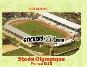 Sticker Stade Olimpique-1938 - World Cup Qatar 1930-2022 - Iconos